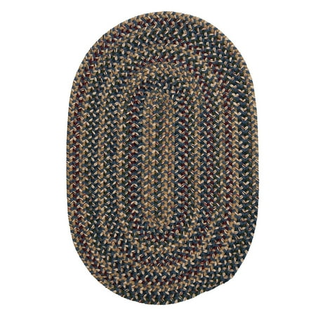 2  x 11  Federal Blue and Beige Handcrafted Oval Braided Runner Rug Maintain the cleanliness of your home with this handmade oval area rug. Meticulously handcrafted in the USA and made with wool  which makes it perfect for indoor use. Great as a decorative accent to your design style and as practical addition to your home. Features: Reversible oval braided runner rug. Color(s): federal blue  beige  brown  green and red. Handcrafted from the USA. Care instructions: spot clean with any common household cleaner. Recommended for indoor use. Dimensions: 2  wide x 11  long. Material(s): polypropylene/nylon/wool. Note: The photo shows an oval rug  however  this listing is for a runner rug.