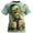 A20 Light Green, variant on FASHOFT Halloween Shirt for Men Skeleton Pumpkin Zombie Gothic Novelty Graphic Tees Short Sleeve Crew Neck Funny Graphic T-Shirt Light Green L