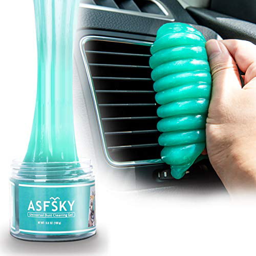 Car Dust Clean Glue Gel Stickers Crumb Dust Collector Auto Hard To Reach Places 