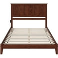 thumbnail image 3 of Leo & Lacey Madison King Solid Wood Platform Bed in Walnut, 3 of 6