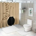 thumbnail image 7 of Shiartex Minimalist Art Modern Waterproof Shower Curtain for Country Cottage & Farmhouse Bathroom Decor with Hooks, 100% Polyester Fiber, Various Sizes 60x72, 7 of 7
