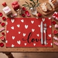 thumbnail image 3 of Smile 12 Set Total 48PCS Seasonal Decorative Placemats, All Season Polyester Durable Vintage Rustic Table Mats for Kitchen Home Farmhouse Cabin Decor Holiday Celebration, 3 of 10