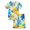Tie Dye Blue & Yellow, variant on Beezizac Toddler & Little Boys Pajamas Blue Sharks 2-Piece Soft Snug-fit Short Sleeve PJ Set Kid Sleepwear Size 10