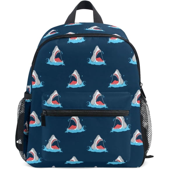 12inch Backpack Schoolbag Shark Preschool Lightweight Travel Casual Bookbag Shark Backpacks