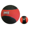 Orange Rubber Fitness Medicine Ball w 12 lbs. Weight