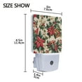 thumbnail image 4 of Yayeee LED Night Light for The Home Plug in With Light Sensors 2 Pack, Red Christmas Poinsettia, 4 of 6
