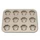 thumbnail image 1 of Injueey Bandeja para hornear Cat Paw Recubrimiento antiadherente Distribución uniforme del calor Bandeja para hornear Resistencia a altas Cocina y Comedor 12 dorado claro, 1 of 6