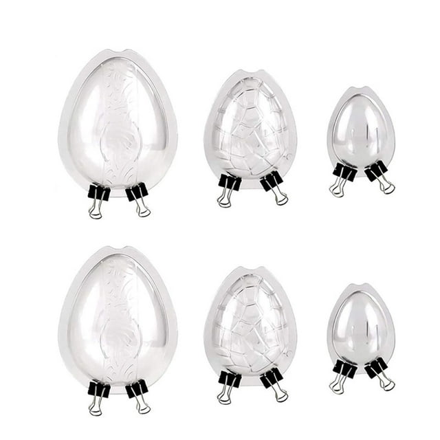 Easter Egg Surprise Toy Egg Maker Dinosaur Egg Polycarbonate Mould For Chocolate Soap Bath Bomb Lotion Bar Clay Plaster Tool Turnover Container Squid Cup Non Tip Pancake Shapes Baking Kits for Adults
