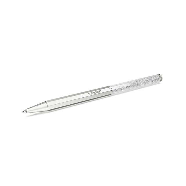 SWAROVSKI Stylo à Bille Cristallin, Blanc, Laqué Blanc