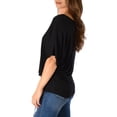 thumbnail image 2 of Lyss Loo Contemporary Dolman Sleeve Top, 2 of 5