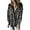 Black01, variant on ZANKLEY Womens Plaid Shacket Jacket Long Sleeve Button Down Fleece Hooded Jackets Warm Coat