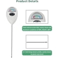thumbnail image 6 of YSPUKY Moisture Meter for Plants, Soil Test Kit Plant Water Meter for Indoor & Outdoor, Garden, Farm, Lawn Plant Care, No Battery Needed(White), 6 of 7
