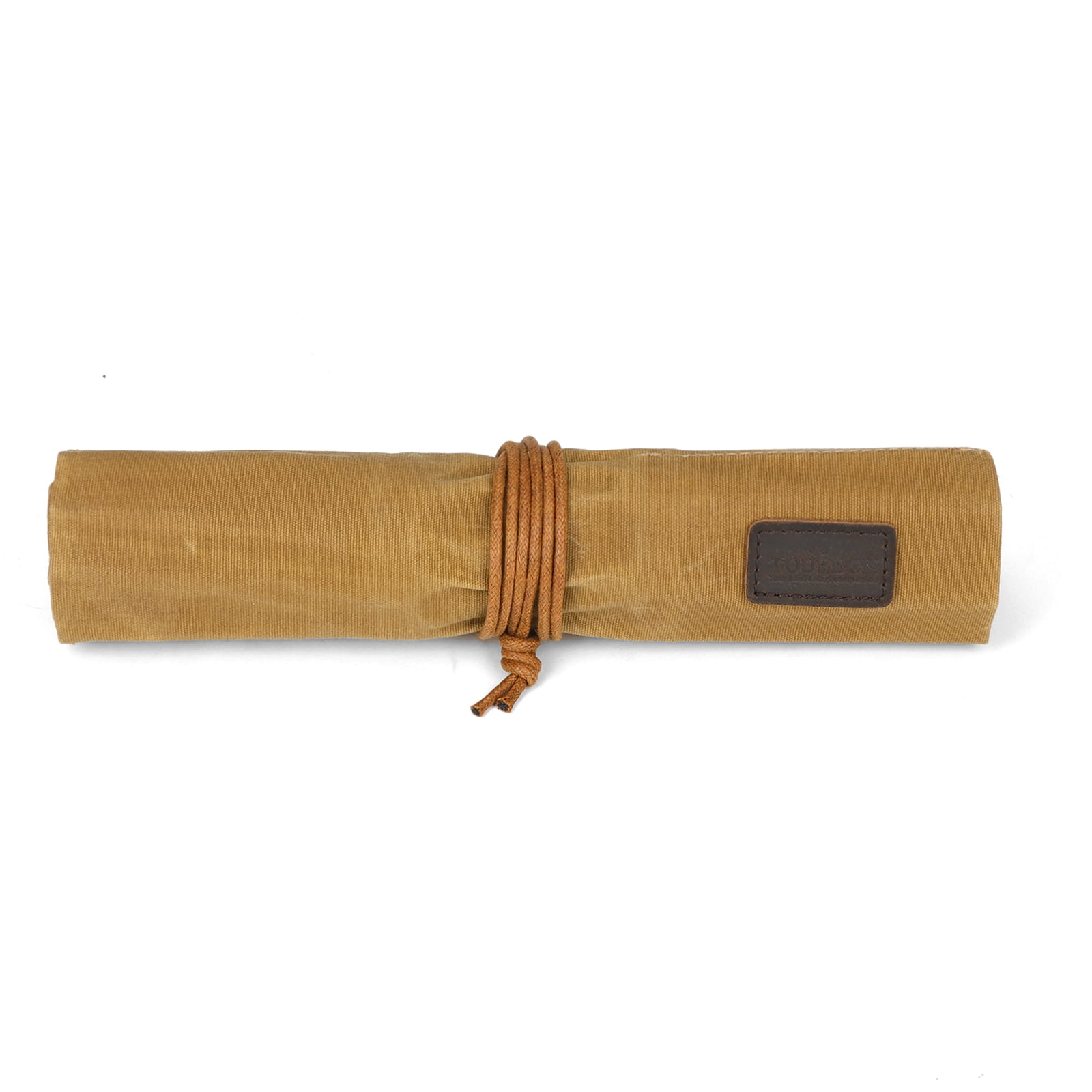 TOURBON Workshop Canvas Tools Roll Up Bag (14 Slots) Portable Storage Tool Organizer