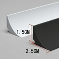 thumbnail image 1 of 3m Silicone Water Stopper Strip Bendable Kitchen Countertop Retaining Bathroom Shower Dam Flood Barrier Dry And Wet Separation, 1 of 5