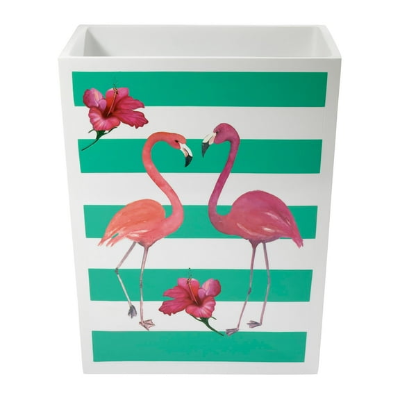 Avanti Flamingo Paradise Wastebasket
