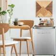 thumbnail image 2 of Frigidaire 1.6-cu ft Retro Compact Fridge - Platinum, 2 of 5