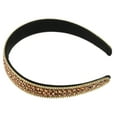 thumbnail image 5 of Unique Bargains Women's Rhinestone Headband 1 Inch Wide Champagne, 5 of 7