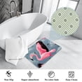thumbnail image 3 of Flamingo Machine Washable Non-Slip Polyester Indoor Floor Rug and Chair Mats, 3 of 6