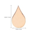 thumbnail image 2 of LOLIPPYY 300PCS Blank Wood Cutouts Water Drop Shaped Wood Pieces for DIY Crafts Home Decor Natural Aesthetic, 2 of 8