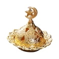 thumbnail image 3 of Quemador de incienso árabe,Quemador cónico de incienso árabe de Oriente Medio,Quemador de incienso Quemador de incienso árabe antiguo,Candelabro artístico decorativo con soporte para, 3 of 10