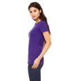 thumbnail image 3 of The Bella + Canvas T-Shirt pour Femmes Favorite - Équipe Violette - L, 3 of 3
