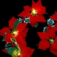 thumbnail image 5 of Cadena de luces LED de cártamo para Navidad, decoración navideña de frutos rojos, marco de puerta, escalera mecánica, cadena de luces con flores de Pascua, 5 of 5