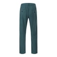 thumbnail image 4 of JAJAHO Men's Classic Fit Dress Pants Solid Color Flat-Front Straight Leg Long Pants Work Business Casual Wear Comfortable Trousers, 4 of 7