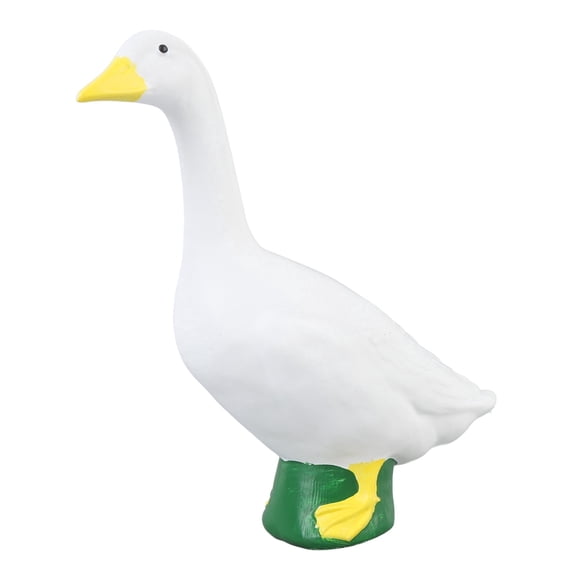 NFTIGB Goose Statue Resin Delicate Details Lifelike Exquisite Craft Goose Figurine Sculpture Ornament Decoration for Home Garden Outdoor Pond Desk Patio Desktop Landscape Decor 9.06 inches / 23.01 cm