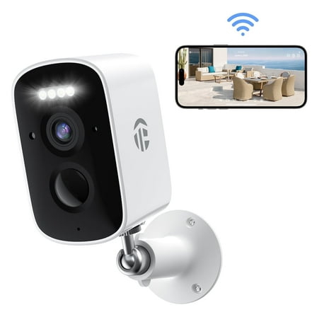 TOPVISION Wireless Security Camera, 3MP,Night Vision,Two-way Audio,Support 2.4G Wifi