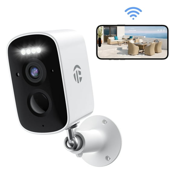 TOPVISION Wireless Security Camera, 3MP,Night Vision,Two-way Audio,Support 2.4G Wifi
