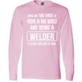 thumbnail image 3 of Inktastic Welder Funny Job Long Sleeve T-Shirt, 3 of 5