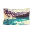 thumbnail image 1 of Tapiz colgante de pared ABPHQTO Moraine Mountain Water Lake 150x228 cm, 1 of 1