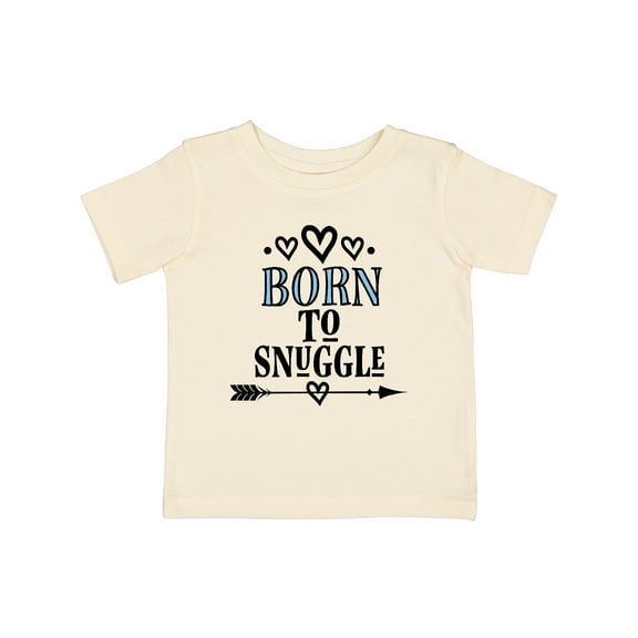 Inktastic Born to Snuggle Boys or Girls Baby T-Shirt
