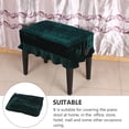 thumbnail image 2 of MasteelfCA Pleuche Piano Stool Cover Single Piano Chair Protective Cover Piano Bench Cover, 2 of 8