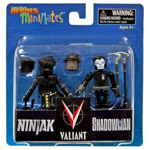 Valiant Comic Book Heroes Minimates Ninjak and Shadowman 2" Minifigure 2-Pack