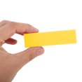 thumbnail image 3 of Unique Bargains 10 Pcs Comfortable Rectangle Nail Buffers for DIY Yellow, 3 of 6