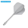 thumbnail image 4 of Uxcell Dart Flights, 6 Pack PET Standard Darts Accessories Gray, 4 of 5