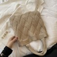 thumbnail image 3 of Bolsa de embrague retro hecho a mano para mujer, de hombro para damas y niñas (caqui) Ehuebsd Para Estrenar, 3 of 9