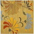 thumbnail image 6 of SAFAVIEH Soho Gibson Floral Wool Area Rug, Golden Olive, 3'6" x 5'6", 6 of 9