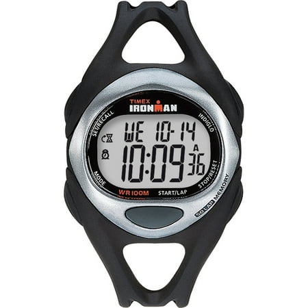 100 Lap Flix Watch - CORPORATION IRONMAN TRIATHLON 50 LAP FUL SIZE BLACK/STAINLESS T54281
