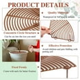 thumbnail image 6 of Jubipavy Plant Pot Cover Plastic Pot Cover For Baby Safe Plant Pot Protector Flower Pot Protection Cover And Protective Net Cover-3pcs, 6 of 9