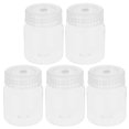 thumbnail image 1 of 5pcs Wide Mouth Lab Bottle: 270ml Plastic Clear Lab Reagent Bottles With Lid - High Transparency Nursery Containers For Laboratory Plant Animal Cell C, 1 of 4