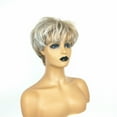 thumbnail image 3 of YWOAGH Short Synthetic Wig for Women Fashion Light Blend Design Gold, 3 of 7