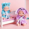 thumbnail image 4 of Poupées de Renaissance Simulative de Sommeil : Poupées de Princesse Adorables en Peignoirs Roses et Bleus, Cadeau Parfait pour Amis, Convient aux Âges de 3 à 6 Ans, 4 of 5