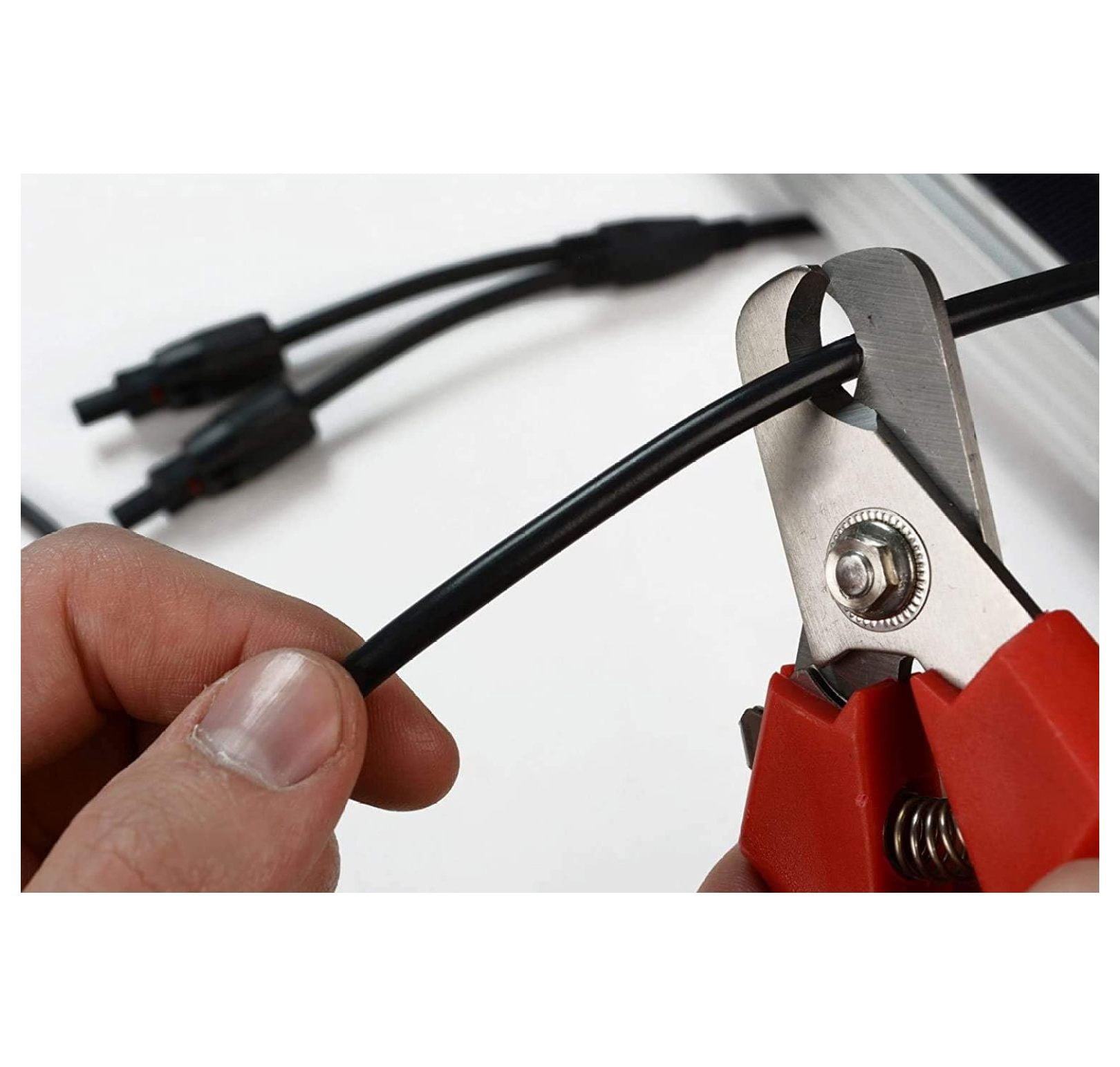 TEMCo 10 AWG/Gauge Solar Cable - Made in The USA 100 Feet Black (Variety of Lengths Available)