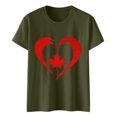 thumbnail image 1 of Camisas de Manga Corta para las Mujeres Impresión de Manga Corta Cuello Redondo, Camisa Casual de Poliéster para las Mujeres, Lavado de Manos, 1 of 8