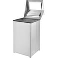 thumbnail image 4 of Global Industrial 40 Gallon Stainless Steel Swing Top Receptacle, 4 of 6