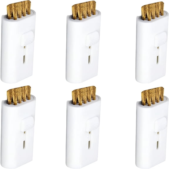 ACDANC Golf Club Brush Groove Cleaner Mini Pocket Retractable Cleaning Tool 5/6 Pack Dual Side Wire Bristle Iron Regrooving Brushes Ideal for Men Women Golfer