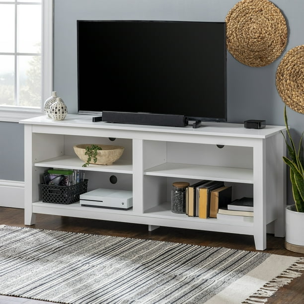 White Wood TV Stand for TVs up to 65" by Manor Park
