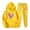 Yellow, variant on Feancey Deal of The Day Today Sweatsuit for Women Casual Heart Print Pullover Hoodies and Jogger Pants Matching Set Valentines Day Cute Tracksuit 2 Piece Outfits Beige L